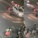 Vídeo: motoqueiro atinge carro parado em Manaus e “voa” por cima do veículo