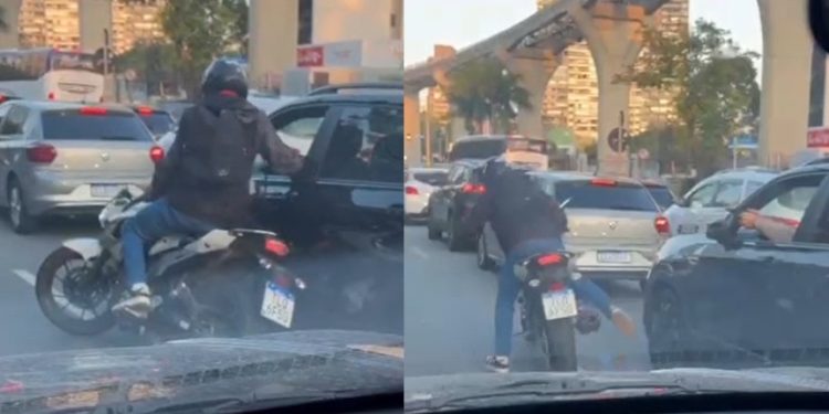 Vídeo: motorista reage a assalt0, dá tir0 no criminos0 que m0rre com a própria arma