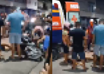 Vídeos: Veja mulher f3rida após ac1dente com moto no interior do Amazonas