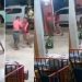 Vídeo: homem tenta c0rtar a esposa com faca mas acaba rendido por outros homens