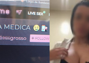 ‘Dra. Potente’ usa ambiente hospitalar para produzir conteúdo adulto em lives e viraliza
