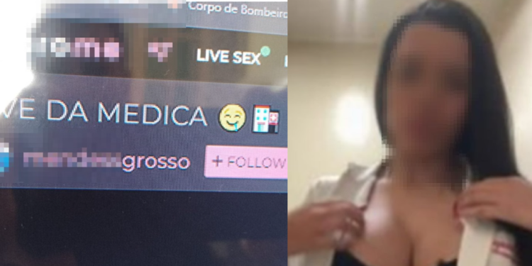 ‘Dra. Potente’ usa ambiente hospitalar para produzir conteúdo adulto em lives e viraliza