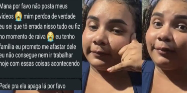 Ameaçada pela esposa traída, talarica pede perdão em Manaus: ‘vou me afastar dele’