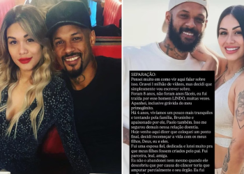 Ao revelar que foi traída, esposa do ex-jogador do Cruzeiro expõe que ele tem órgã0 parcialmente amputad0