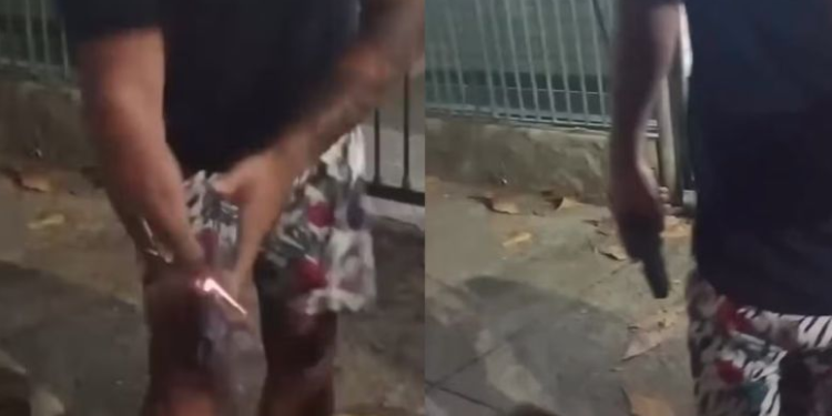 Entregador do iFood é bal3ad0 em discussã0 por pedido por policial penal