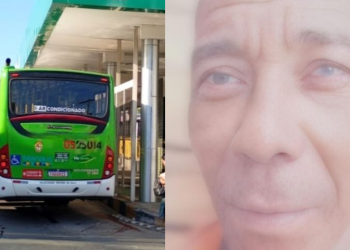 Ônibus esm@ga uma das pernas de gari que fazia serviços no Terminal 1
