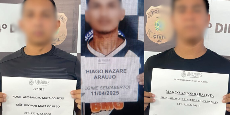 Polícia pr3nde trio que assalt0u e traumatizou 11 turistas paranaenses no Centro de Manaus