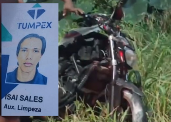Auxiliar de limpeza m0rr3 em gr@ve acident3 de moto na Zona Norte de Manaus