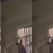 Vídeo: marido mat0u a esposa na frente dos vizinhos com martelo e tenta fugir pela sacada