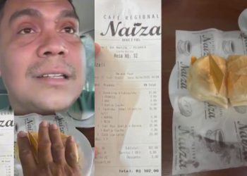 Vídeo: PM vira chacota após tentar justificar x-caboquinho mixuruca vendido por R$ 31