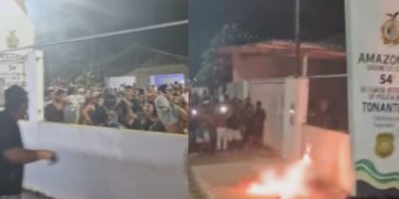 VEJA: Preso é retirado de cela e ass4ssin4d0 pela população no interior do Amazonas