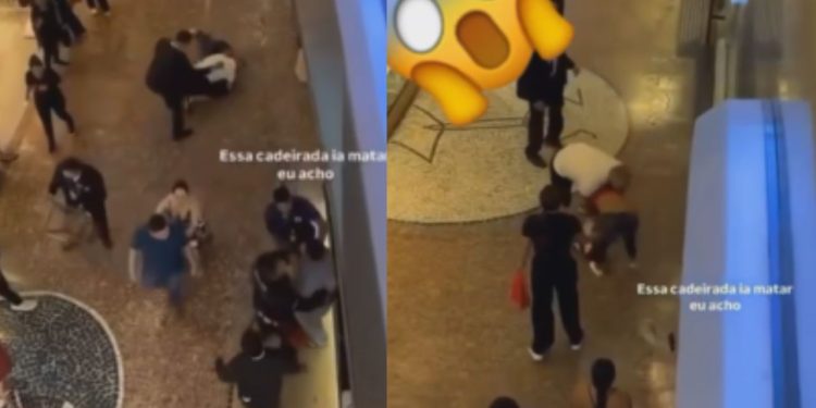 Vídeo mostra brig4 e tentativa de agressã0 dentro de Manauara Shopping: 'Ela me roubou'