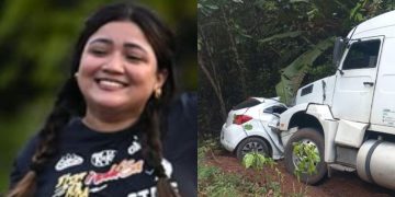 Duas pessoas m0rr3m após carro c0lid1r com carreta na BR-174