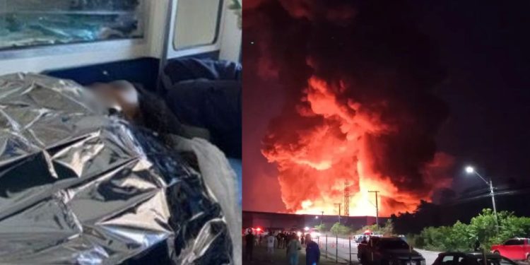 Grávida vítima de incêndio passa por cirurgia após ter 44% do corpo queimado