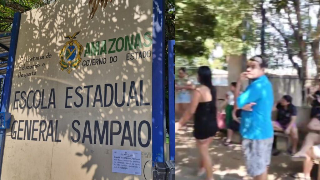 Pais protestam após denúncia contra zelador por alici4ment0 de aluna de 9 anos em escola de Manaus