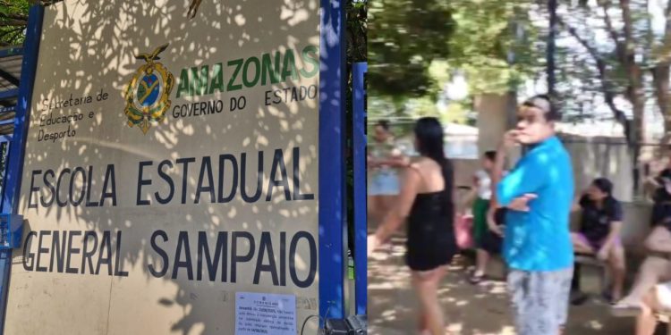 Pais protestam após denúncia contra zelador por alici4ment0 de aluna de 9 anos em escola de Manaus