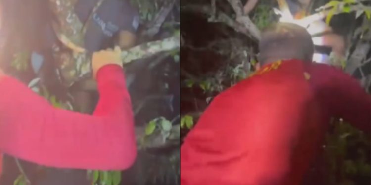 Vídeo: Temporal provoca naufrágio em Maués; vítimas ficam presas em galhos e sobrevivem