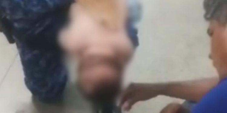 Vídeo: Guarda municipal realiza manobra e salva bebê engasgado em Manaus