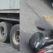 Vídeo: Ac!dente gr4ve em Manaus deixa motociclista preso sob carreta e pedestre ferid0
