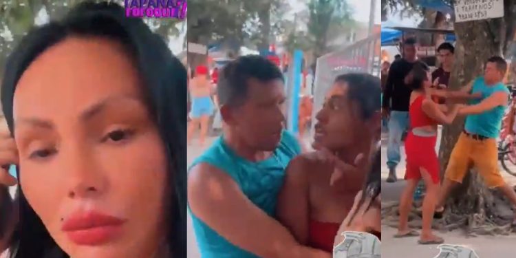 Vídeo: paraense tenta dar calote em travesti e leva invertida: ‘é 100 conto’