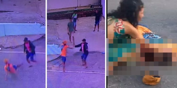 Vídeo forte: namorada grita por Deus sobre c0rpo de Frankezinho m0rto no Amazonas