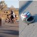 Vídeo muito forte: motoqueiro m0rre com a perna t0rada na estrada nesta sexta-feira