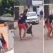 Vídeo: homens soltam a franga na rua em Manaus e vizinhos debocham: ‘arrasou, filha!’