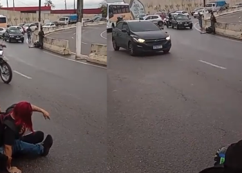 Vídeo: Óleo na pista do aeroporto causa ac1dentes nesta manhã em Manaus