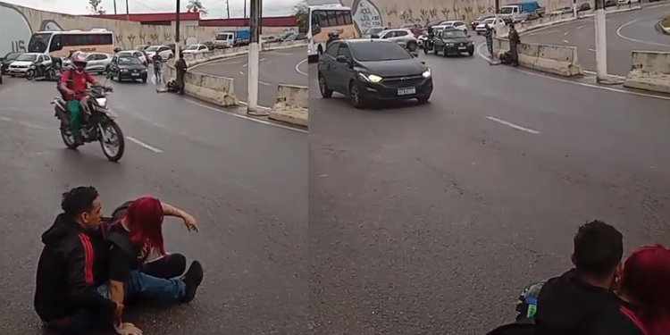 Vídeo: Óleo na pista do aeroporto causa ac1dentes nesta manhã em Manaus