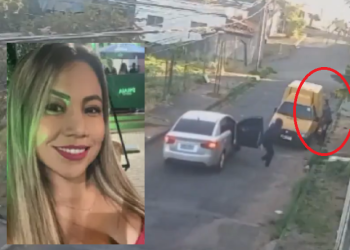 Vídeo mostra advogada sendo ex3cutada por encapuzado com cerca de 20 t1r0s em via; veja