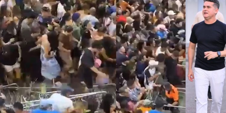 Vídeo inédito mostra multidão raiv0sa tentando invadir Passo a Paço em Manaus