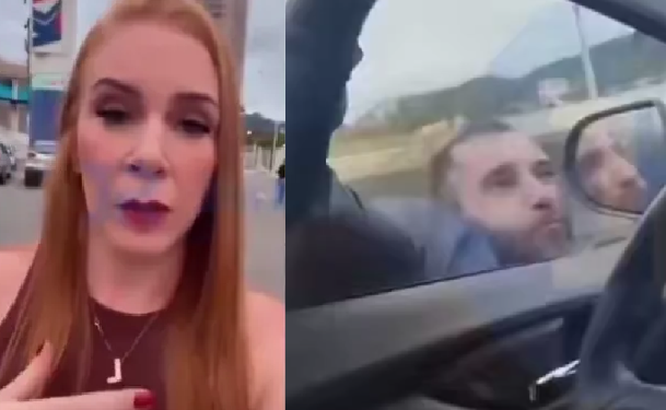 Vídeo: Motorista reage a assalt0, acelera e arrasta cr1m1n0s0 pela janela do carro