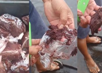 Vídeo: homem compra açaí misturado com papel no Centro de Manaus: ‘alerta às pessoas’