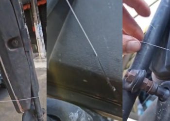 Vídeo: caminhoneiro tem retrovisor cortado por linha de cerol: ‘Manaus, terra sem lei’