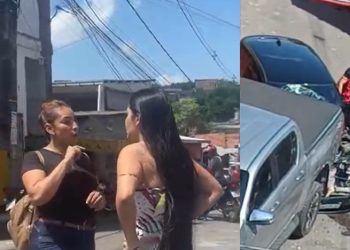 Vídeo: motora que atropel0u e mat0u idosa em Manaus é pego pela esposa com a amante no carro