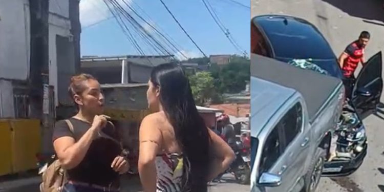 Vídeo: motora que atropel0u e mat0u idosa em Manaus é pego pela esposa com a amante no carro