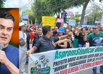 Professores anunciam nova paralisação em Manaus contra PL de David Almeida sobre aposentadoria