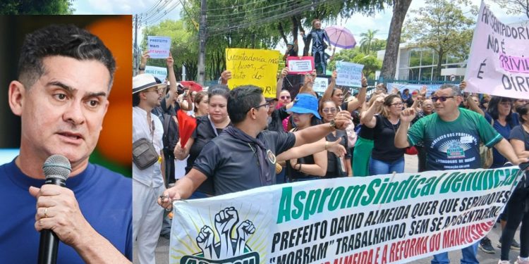 Professores anunciam nova paralisação em Manaus contra PL de David Almeida sobre aposentadoria