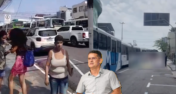 Vídeos: Rodoviários sem salários fazem segundo dia de paralisação e Prefeitura cruza os braços
