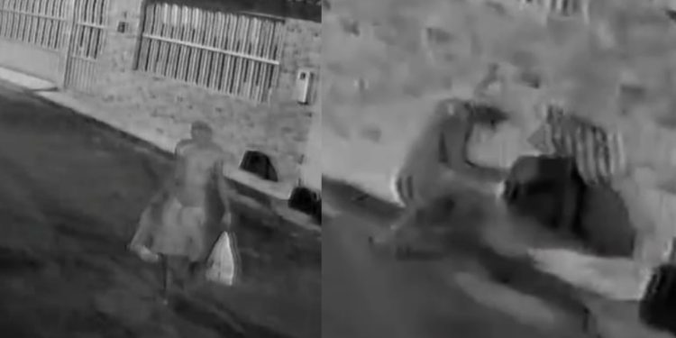 Vídeo: veja como blindado faz para furtar hidrômetro e fugir sem ser pres0 em Manaus