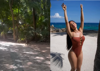 Romance no ar? Voz chamando Isabelle de ‘amor’ aparece em vídeo dela no México; veja