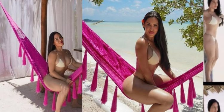 Fotos de Isabelle Nogueira no México deixa seguidores babando: ‘Deusa’