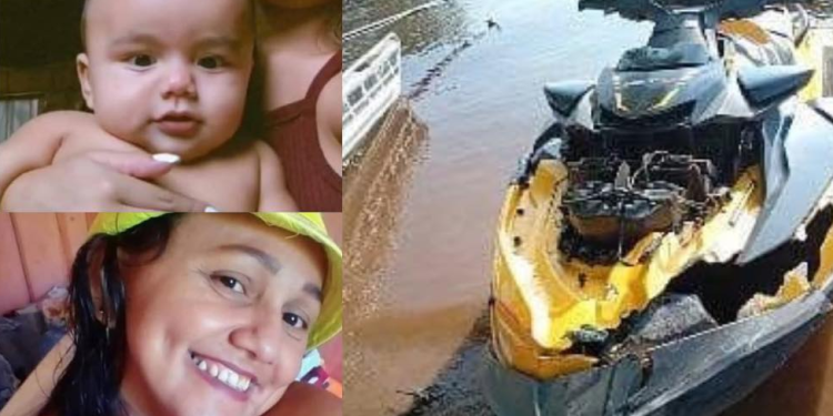 Bombeiros resgatam c0rp0s de mãe e bebê após ac1dente no Rio Negro com jet ski e lancha