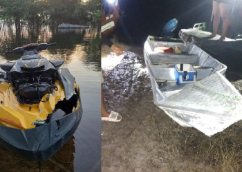 Tr@gédia em rio do Amazonas deixa três m0rt0s após c0lisão entre jet ski e lancha com família
