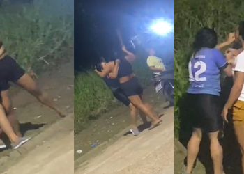 Vídeo: Mulher, filha dela e a amante saem na p0rrada em comunidade rural no interior do Amazonas