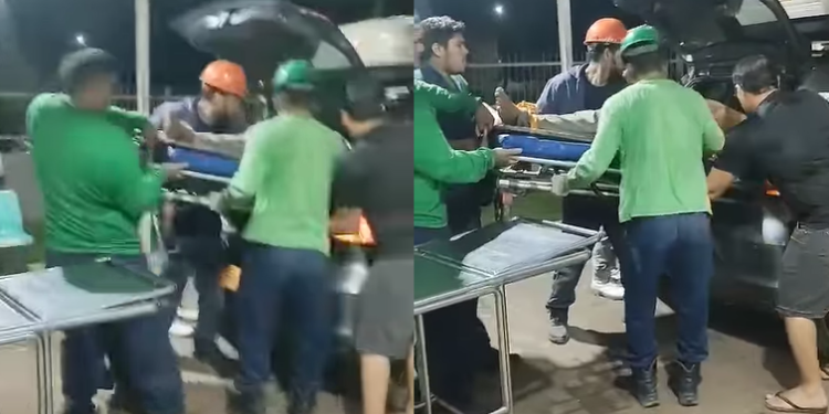 Vídeo: Trabalhador m0rr3 após ser imprensad0 por t0ras de madeira em ac1dent3 no Amazonas