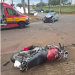 Karma: ladrã0 p3rde o b1lau e a perna em ac1dente logo após furt0 de motocicleta
