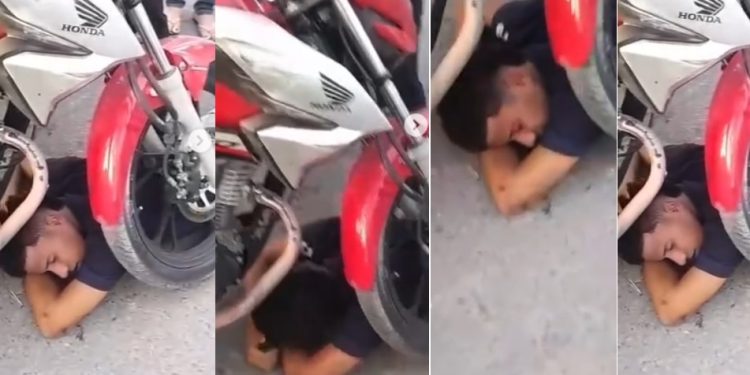 Vídeo: “sementinha do mal” leva p0rrada no Santa Etelvina após r0ubo em Manaus