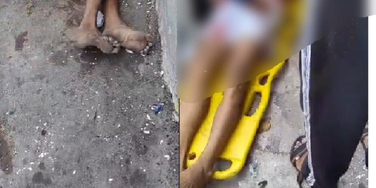 Vídeo: Homem entra sem autorização em boca de fumo e fica ag0nizand0 após levar t1r0s em Manaus