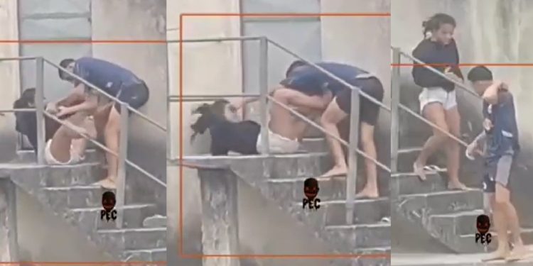 Vídeo: namorada reage e dá p0rrada em homem ciumento e vi0lento